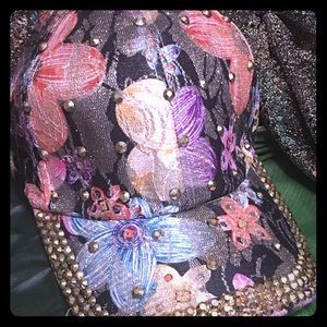 Glam Rhinestone Jeweled Baseball Cap